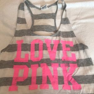 PINK racer back tank